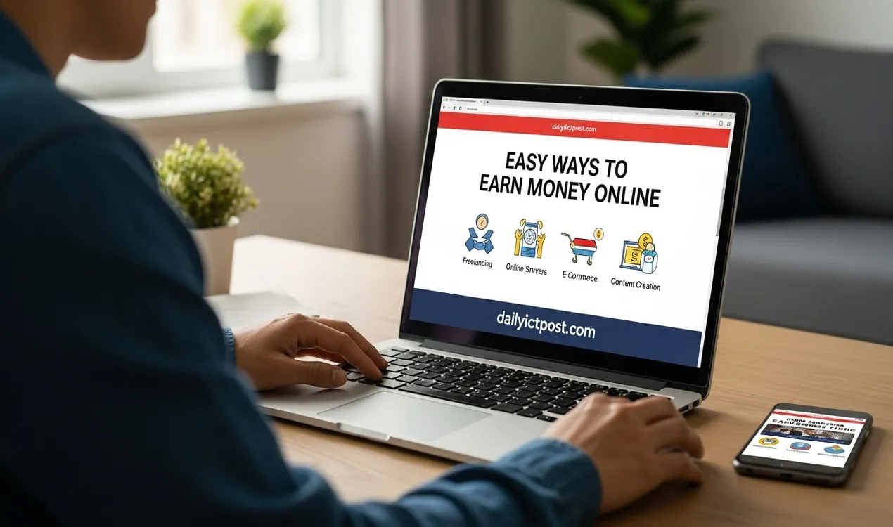 অনলাইন থেকে আয় করার সহজ উপায় যেগুলো জানলে আয় হবেই ইনশাআল্লাহ্‌