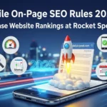 মোবাইল দিয়ে অন পেজ এসইও করার নিয়ম ২০২৫