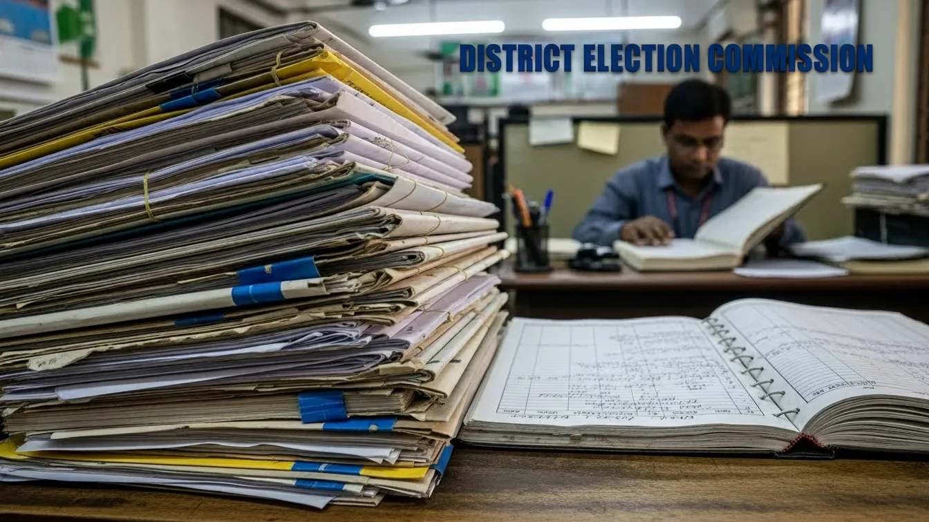 জেলা বা উপজেলা নির্বাচন অফিসের মাস্টার বুক