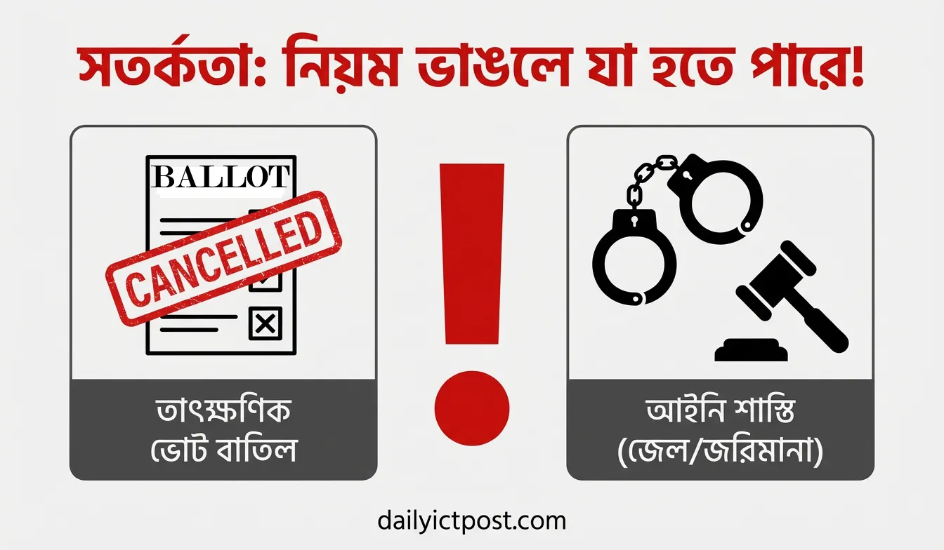 ধরা পড়লে কি শাস্তি হতে পারে