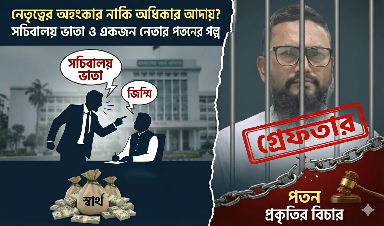 নেতৃত্বের অহংকার নাকি অধিকার আদায় সচিবালয় ভাতা ও একজন নেতার পতনের গল্প