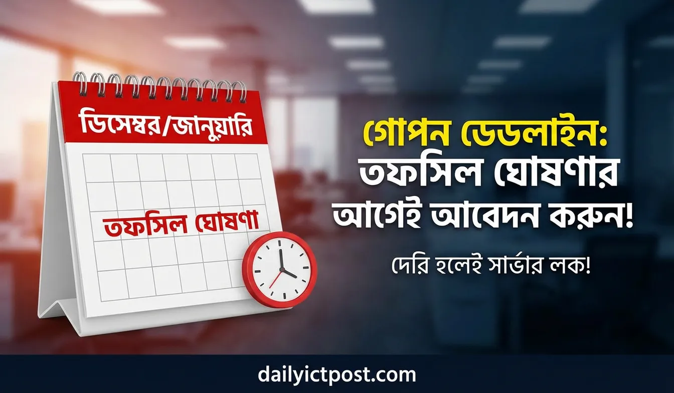 ভোট কেন্দ্র পরিবর্তন করার শেষ সময়সীমা