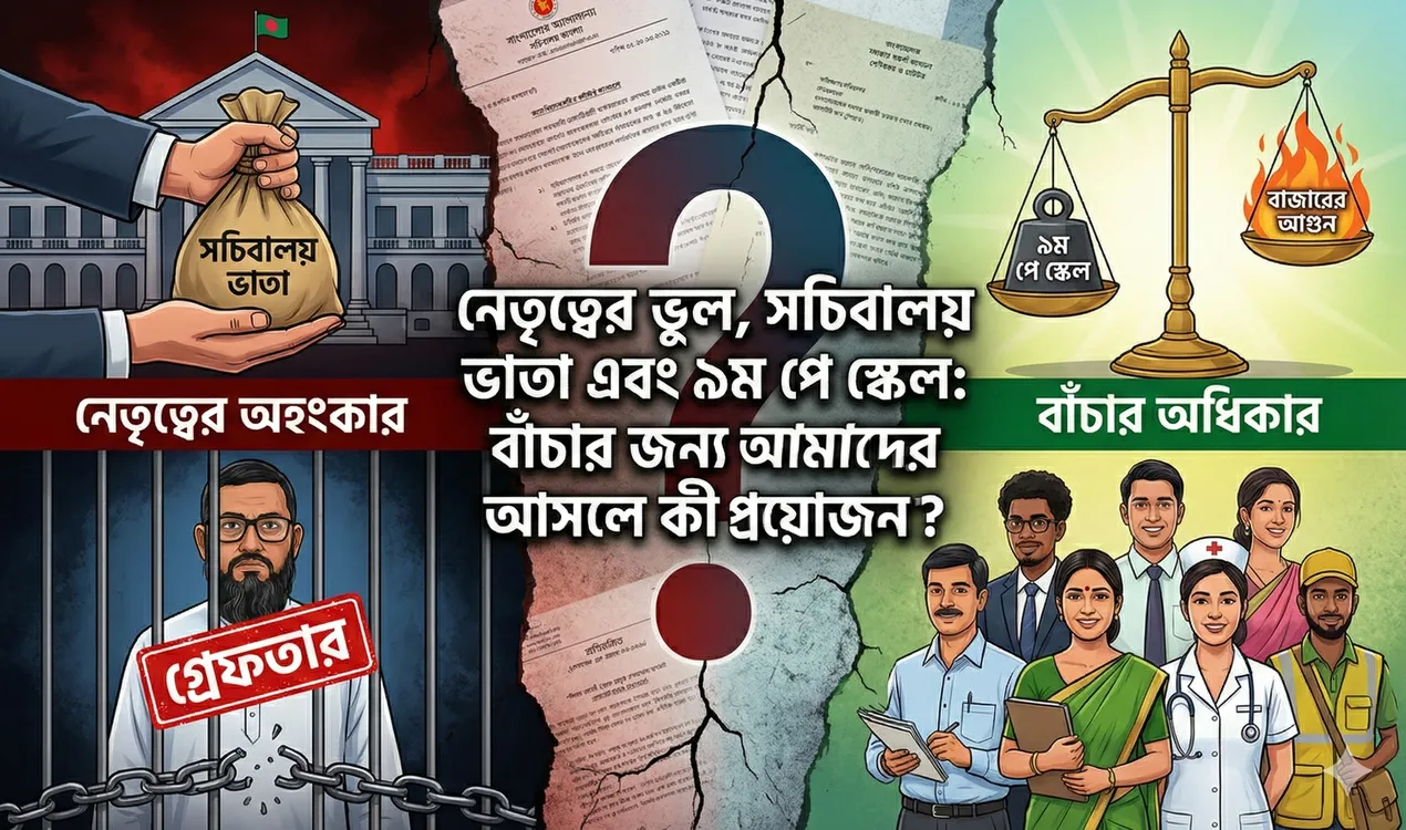 সচিবালয় ভাতা বনাম ৯ম পে স্কেল । কর্মচারীদের জন্য কোনটি প্রয়োজন বেশি