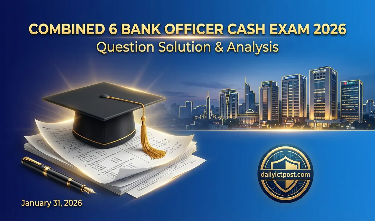 Combined 6 Bank Officer Cash Question Solution 2026
