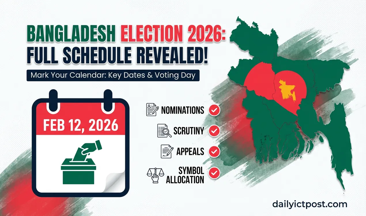The Bangladesh Election Schedule 2026 All Dates Revealed