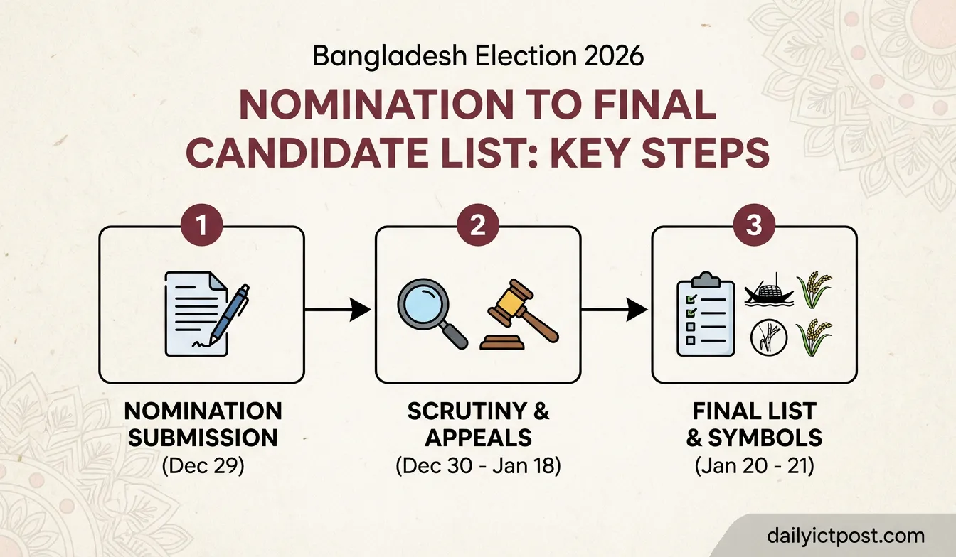 The Official Election Timeline Bangladesh Election Schedule 2026