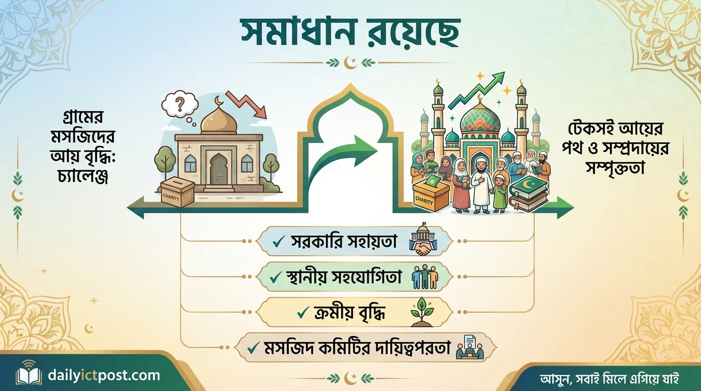ইমাম মুয়াজ্জিনদের বেতন বাস্তবায়নে চ্যালেঞ্জ ও সমাধান