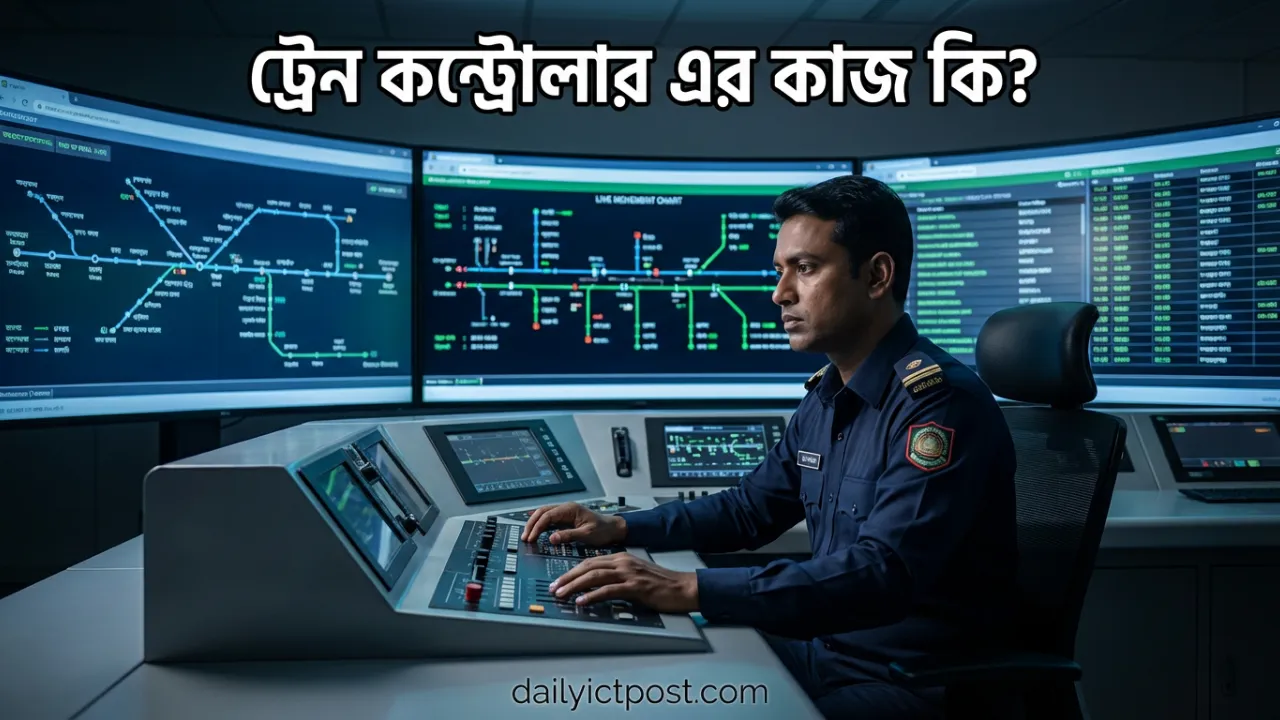 ট্রেন কন্ট্রোলার এর কাজ কি রেলওয়ের নেপথ্যদের আসল দায়িত্ব