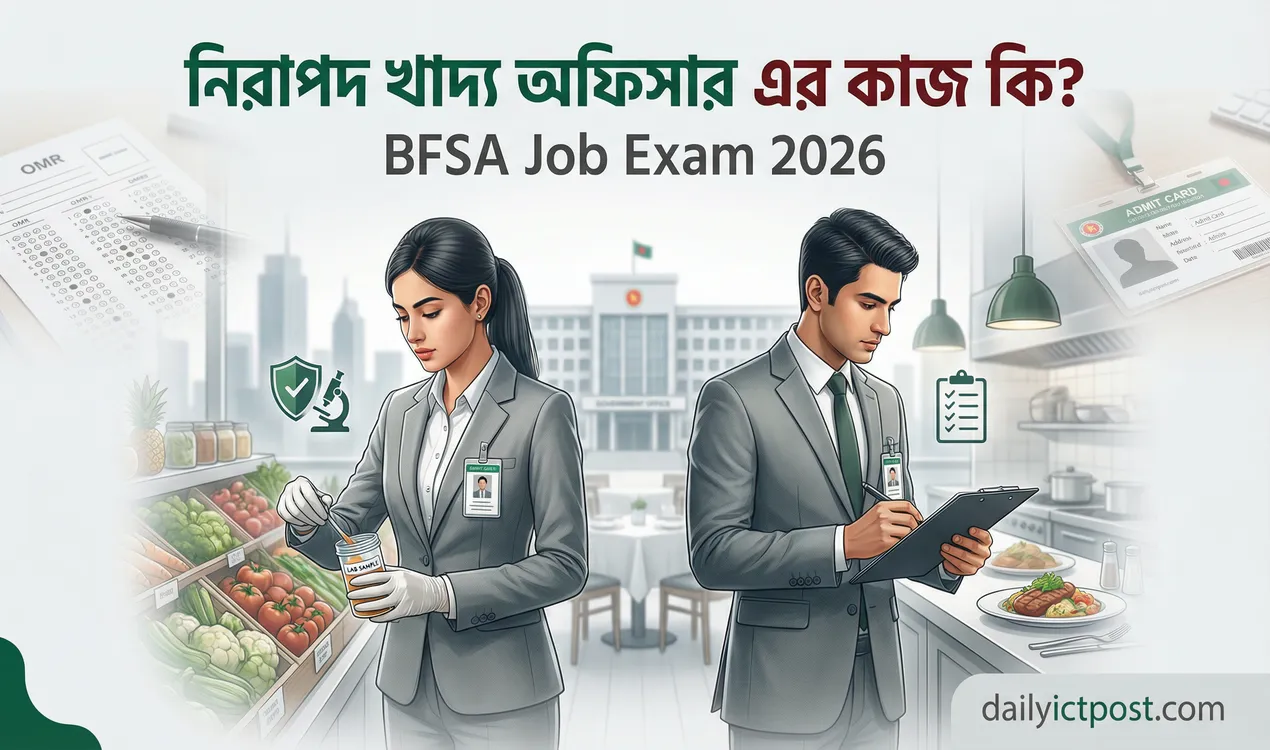 নিরাপদ খাদ্য অফিসার পদে কর্মরতদের কাজ কী