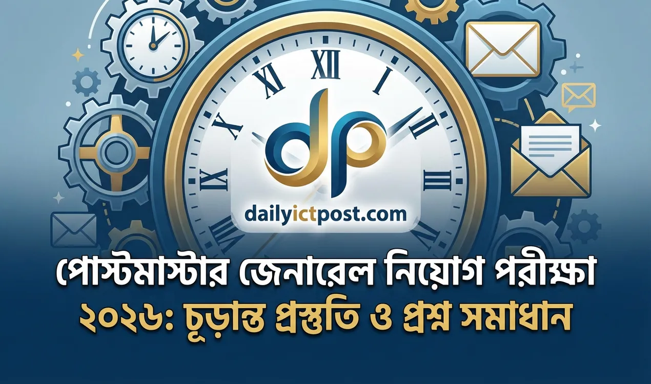 পোস্টমাস্টার জেনারেল প্রশ্ন সমাধান ২০২৬ Postmaster General Question Solution 2026