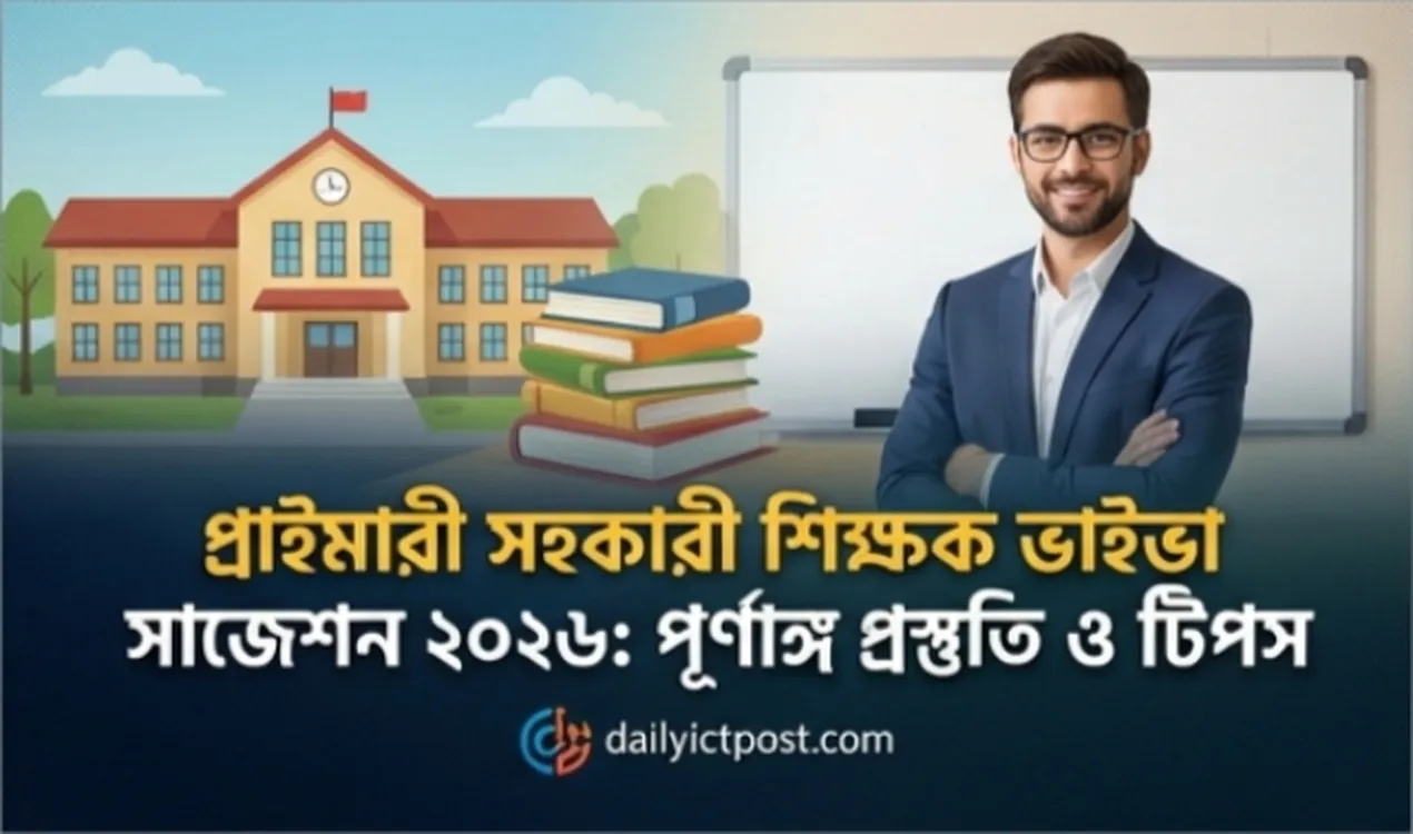 প্রাইমারী সহকারী শিক্ষক ভাইভা সাজেশন ২০২৬ Primary Assistant Teacher Viva Guide