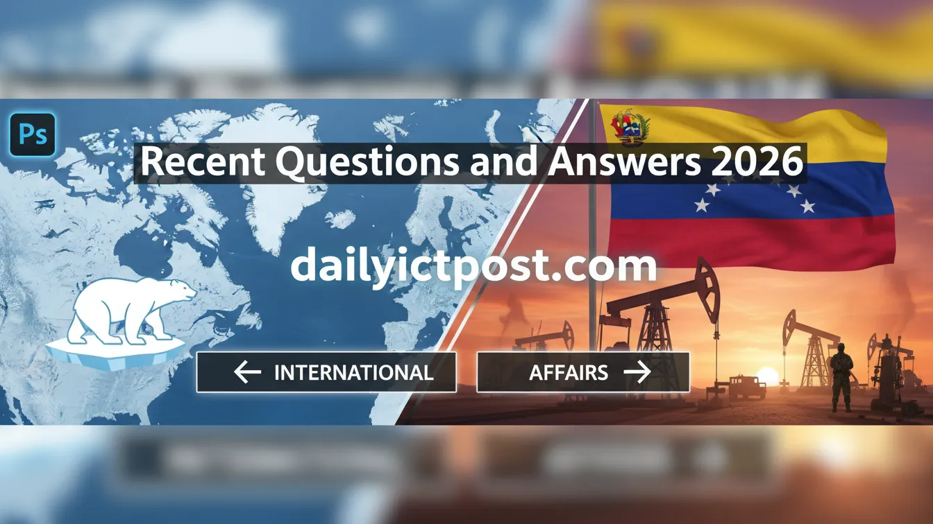 সাম্প্রতিক প্রশ্নোত্তর ২০২৬ আন্তর্জাতিক বিষয়াবলী (A2Z)