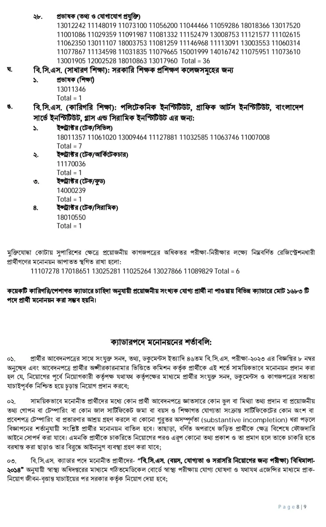 46th BCS Final Result 2026 Published । Full Details, Insights