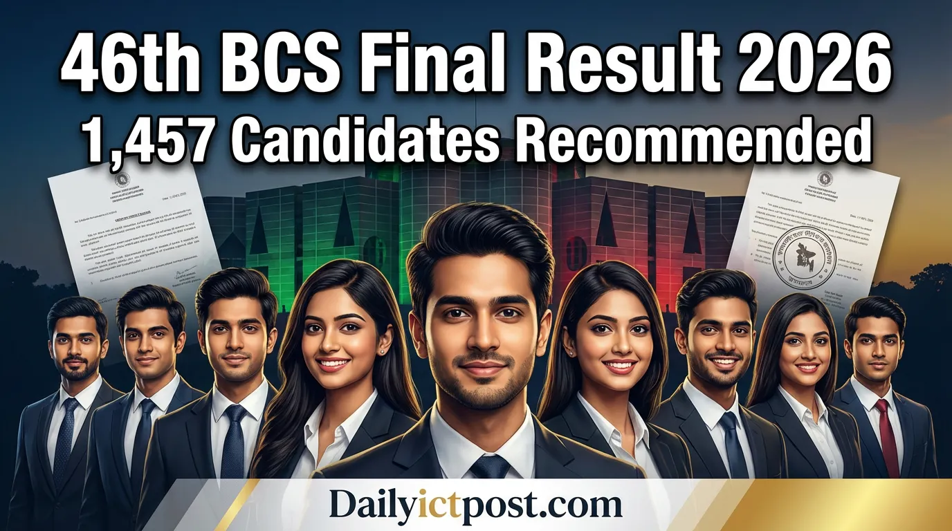 46th BCS Final Result 2026 Published । Full Details, Insights