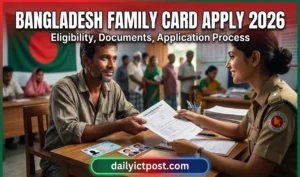Application Process of Bangladesh Family Card Apply 2026 Form, Eligibility Guide
