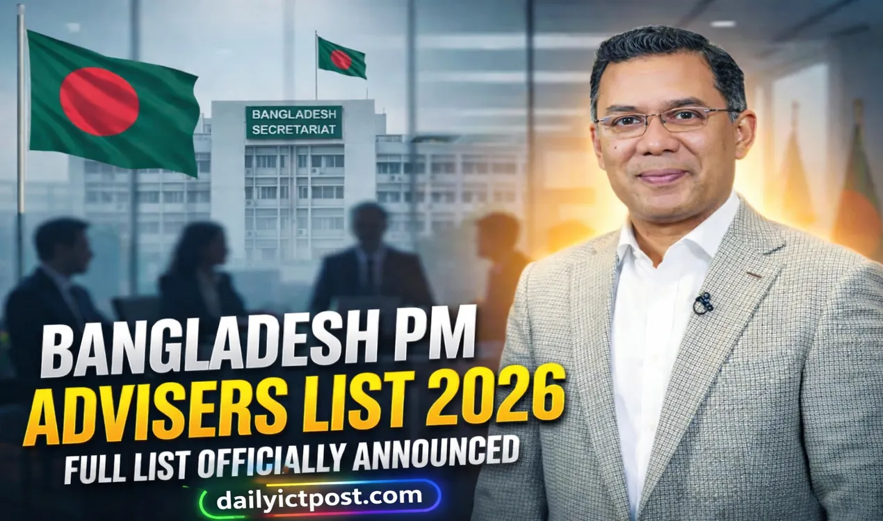 Bangladesh Prime Minister Advisers List 2026 Full Names, Rank, Portfolio, Latest Update