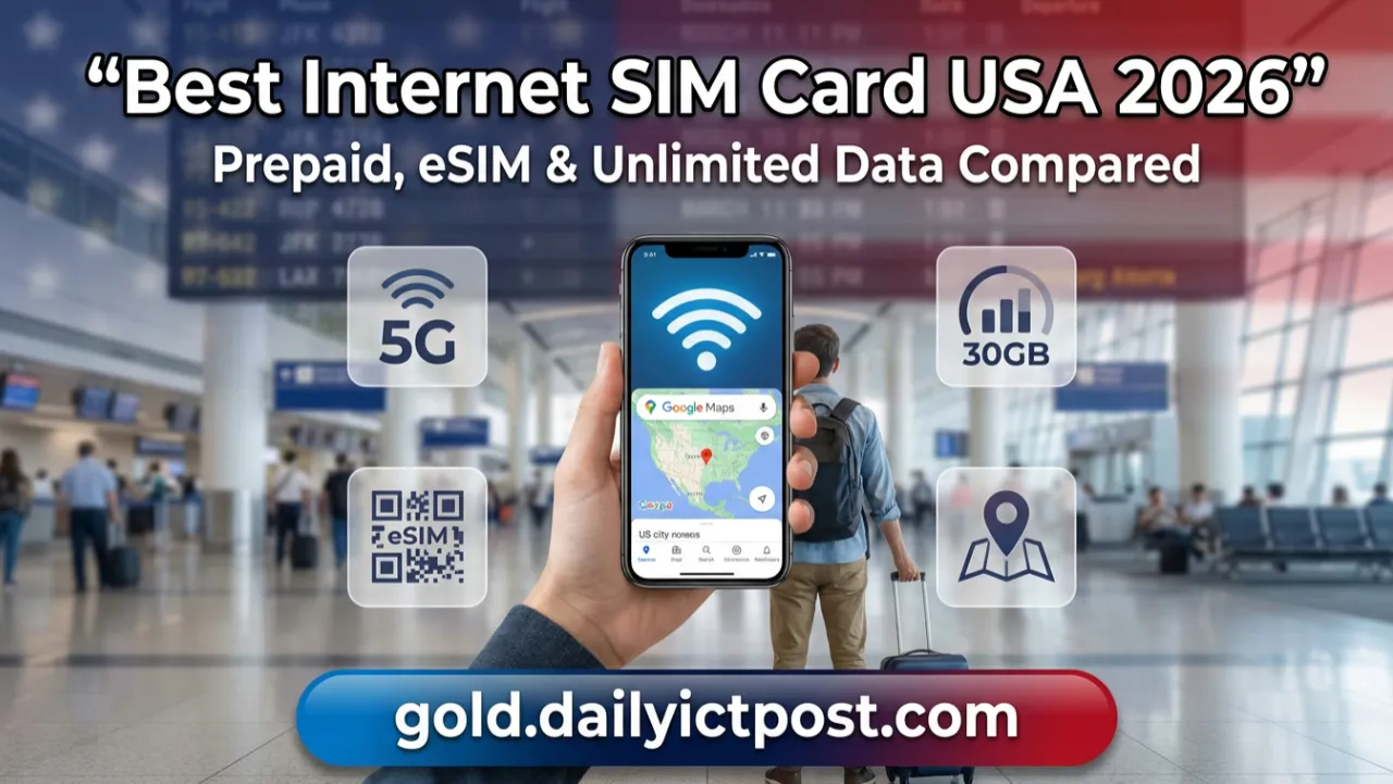 Best Internet SIM Card USA 2026 Guide eSIM, Prepaid & Unlimited Data Compared)