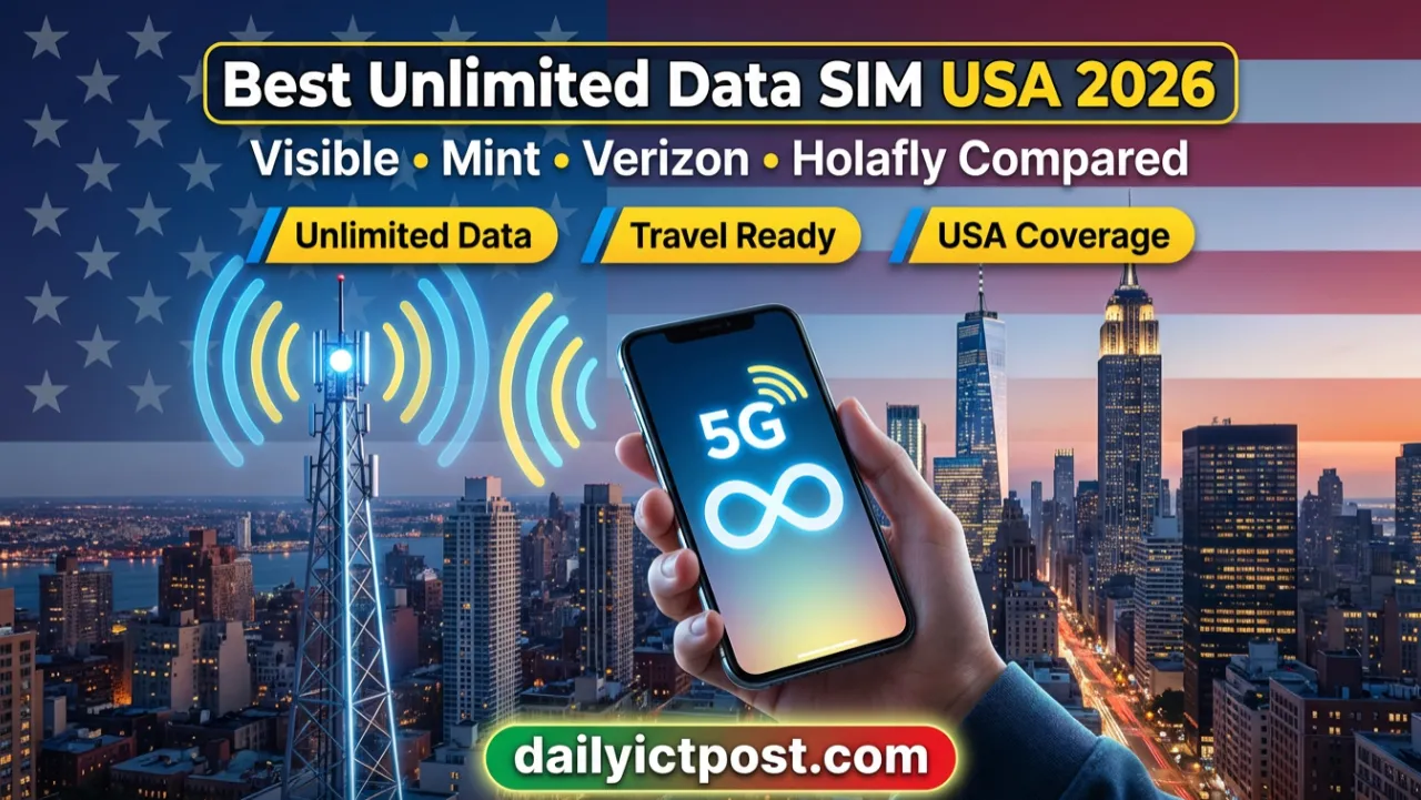 Best Unlimited Data SIM USA 2026 Top 10 Plans Compared (Tested)
