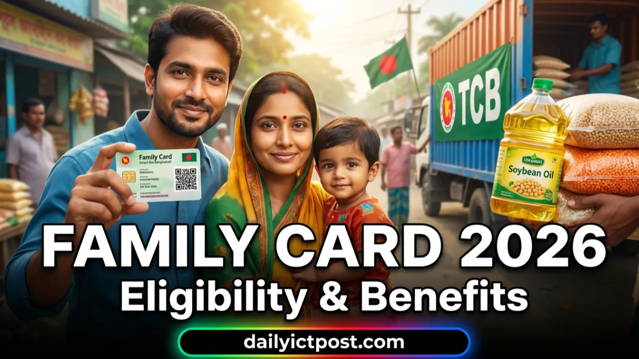 Family Card Bangladesh 2026: Eligibility, Application, List Check, Benefits