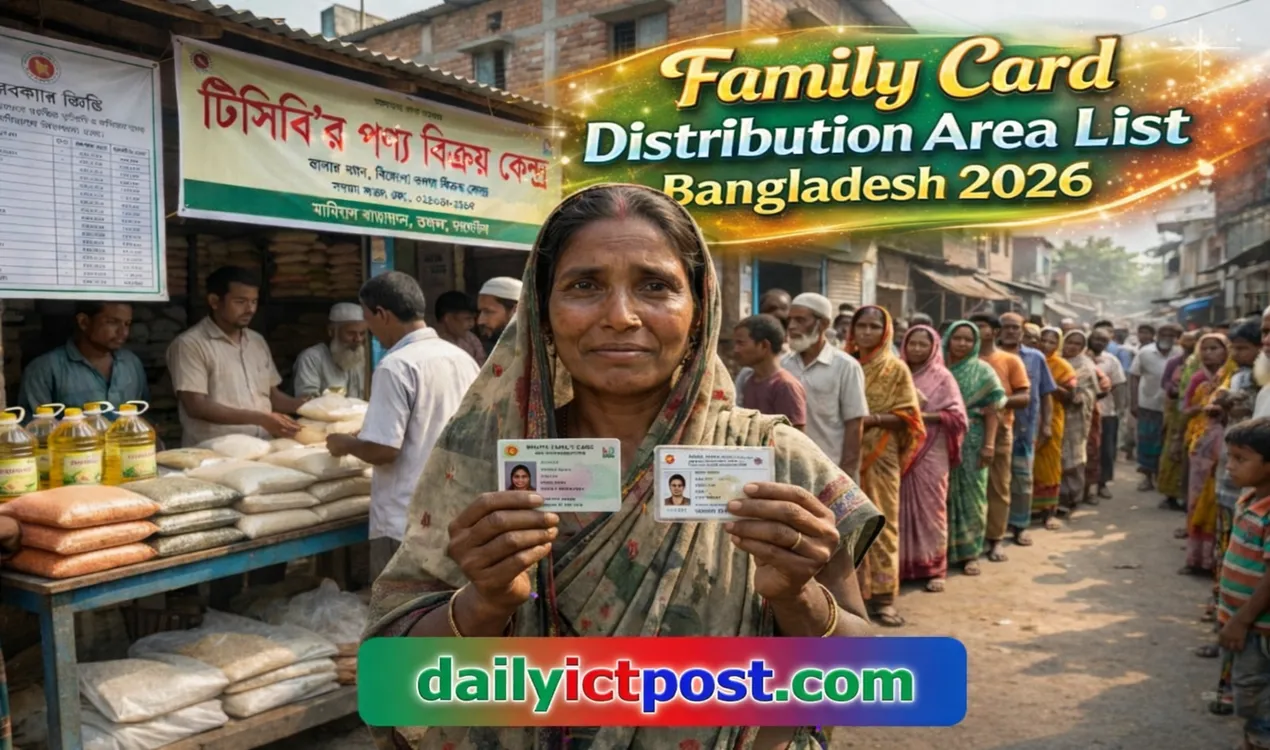Family Card Distribution Area List Bangladesh 2026 (District & Upazila List)