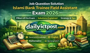 Islam Bank Trainee Field Assistant Question Solution 2026