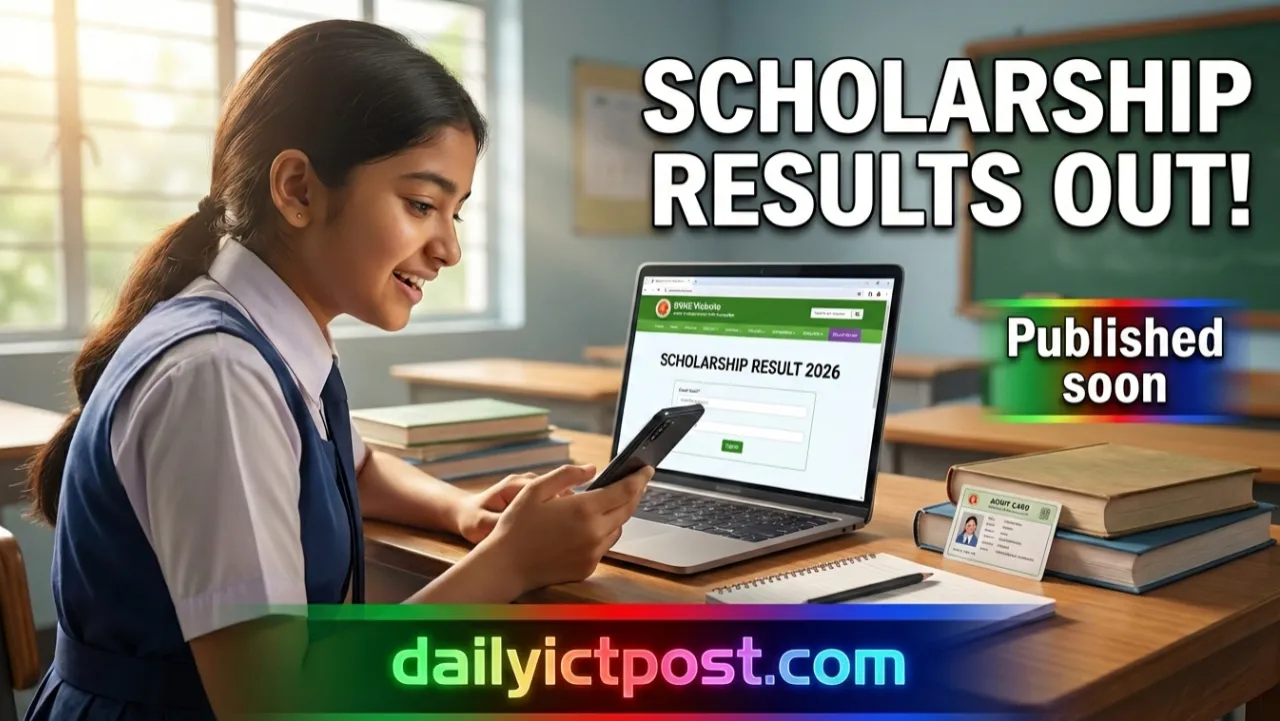 Published (soon) Class 8 Scholarship Result 2026 – Check Britti Result PDF Download