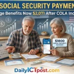 $1800 Social Security Payment 2026 (USA) Explained: Average Benefits Now $2,071 $1800 Social Security Payment 2026 (USA) Explained Average Benefits Now $2,071