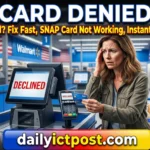 EBT Card Denied Reasons USA 2026: Powerful Solutions to Fix and Restore Your Benefits Fast EBT Card Denied Reasons USA 2026: Powerful Solutions to Fix and Restore Your Benefits Fast