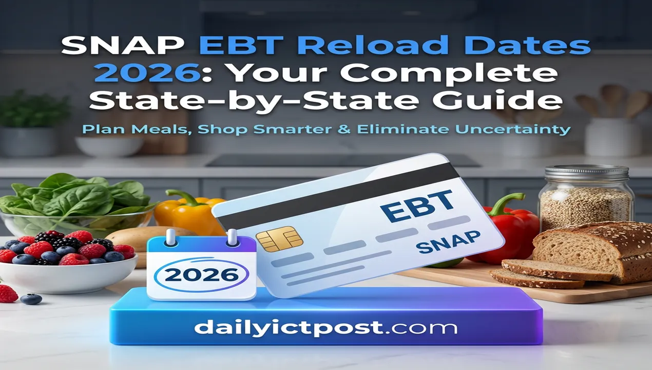 EBT Reload Dates for All States 2026 50 Important Payment Days