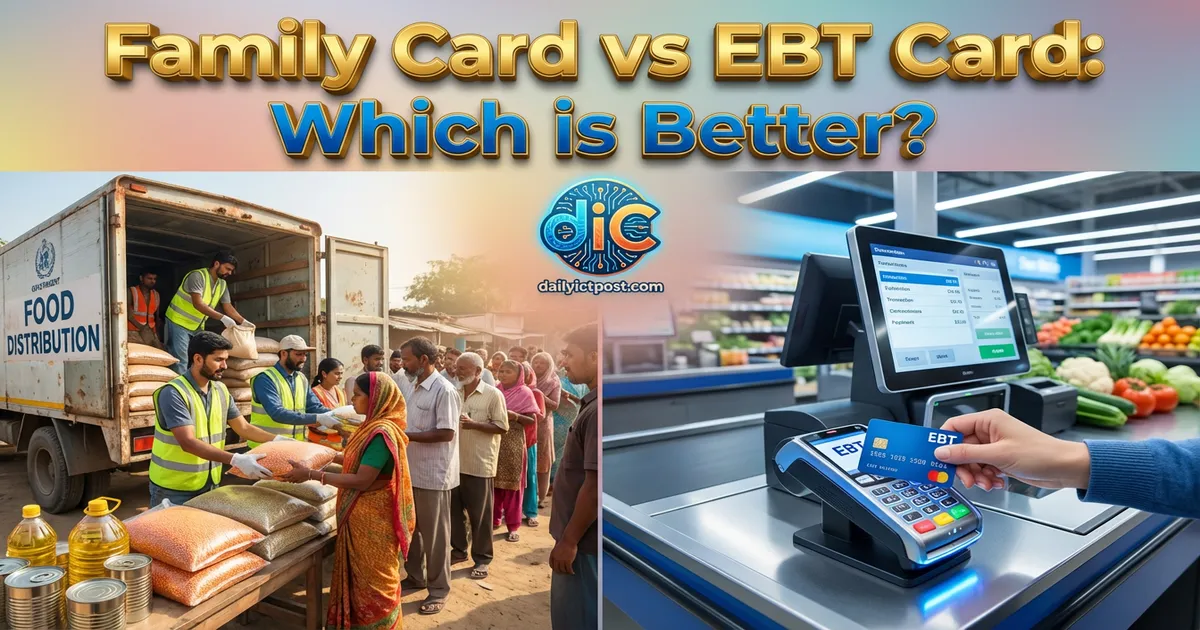 Family Card vs EBT Card Which is Better