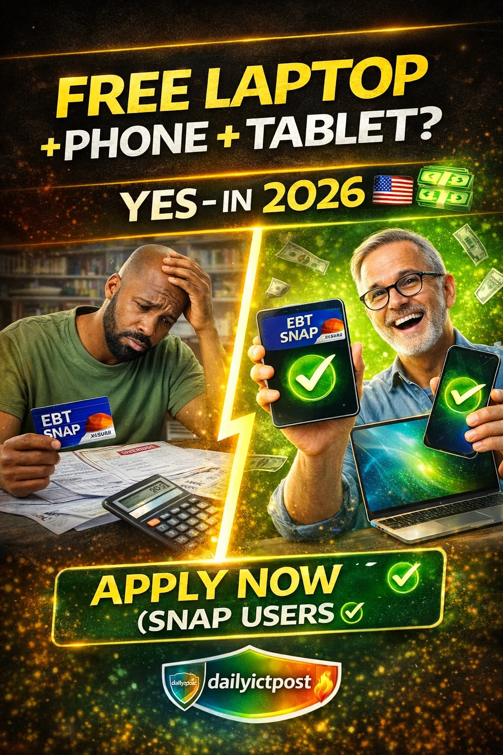 Free Laptop Tablet Phone Government Program USA 2026 