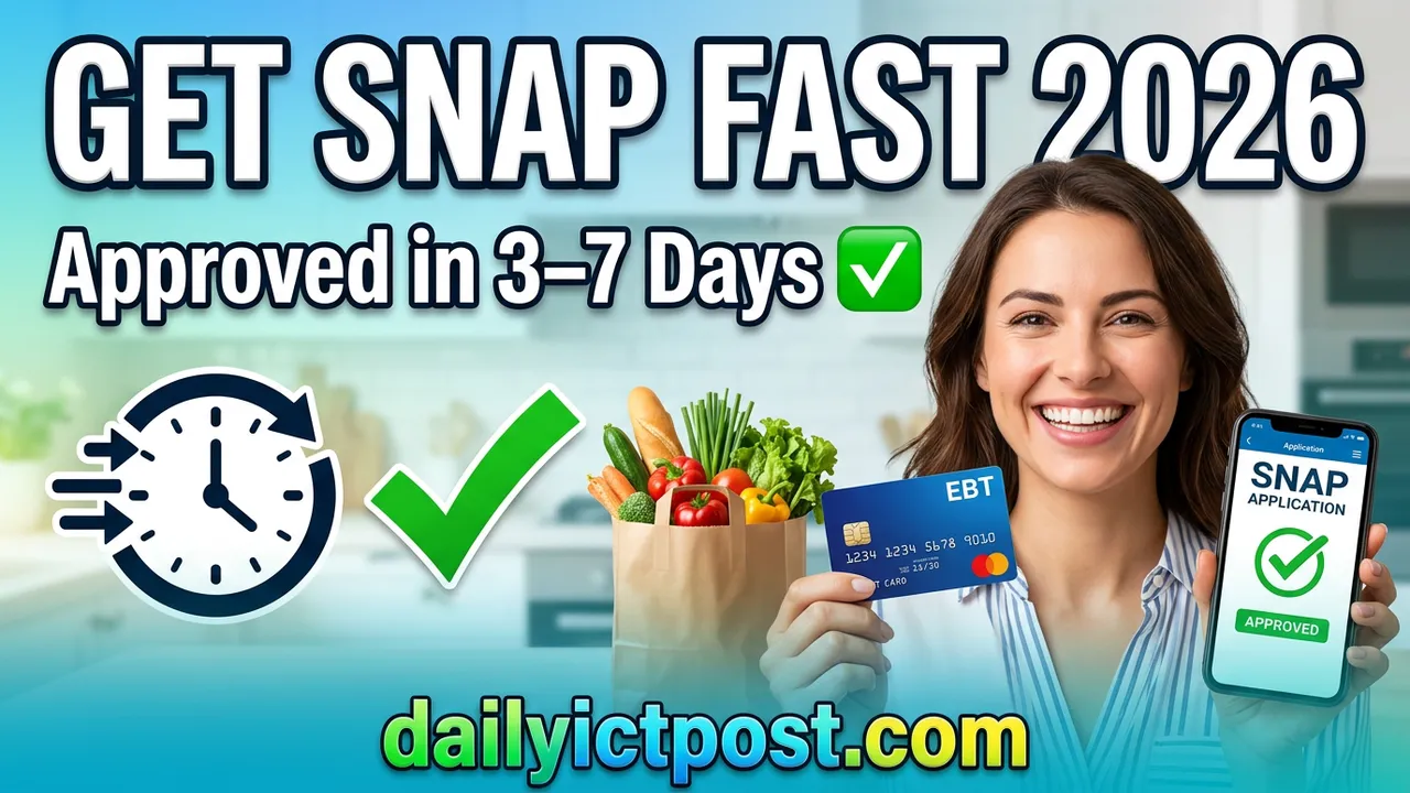 How to Get SNAP Faster USA 2026 (Approved in 7 Days Best Guide)