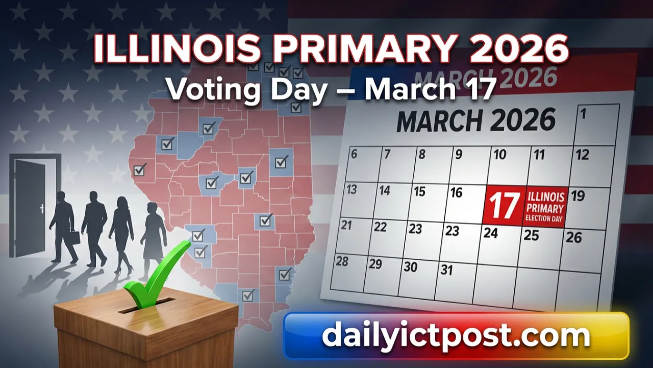 Illinois 2026 Primary Date Most Important Election Day, Voting Hours, and Key Deadlines