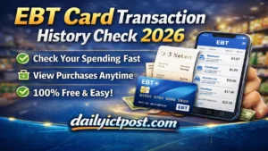Mastering EBT Card Transaction History Check USA 2026 Easy Guide Ever For You