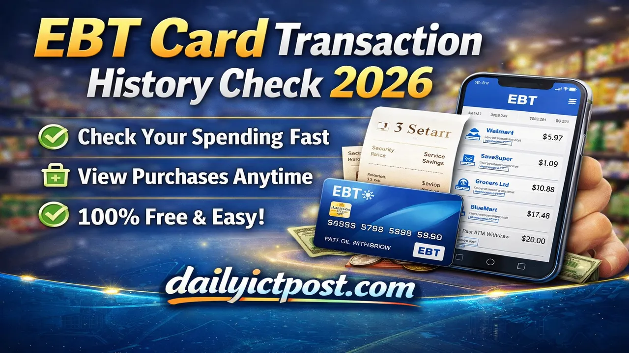 Mastering EBT Card Transaction History Check USA 2026 Easy Guide Ever For You