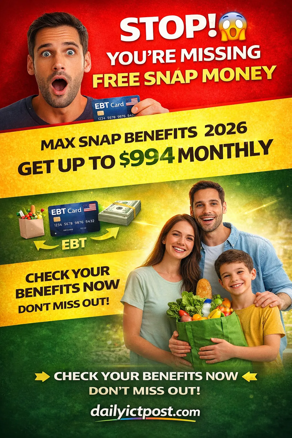 Maximum SNAP Benefits Amount 2026 USA  How Much Extra Help Is Available This Year