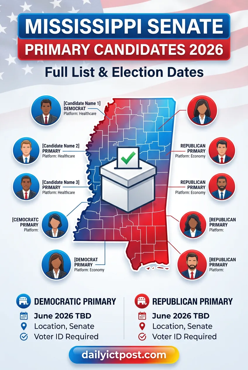 Mississippi Senate Primary Candidates List