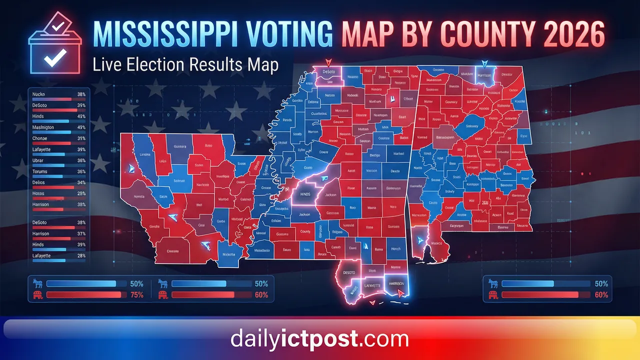 Mississippi Voting Map by County 2026 Explosive Insights That Will Change