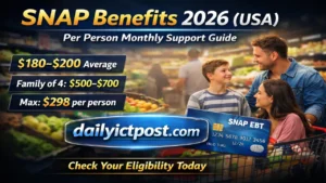 SNAP Benefits for Family Per Person Monthly USA 2026 Best Family Guide Ever