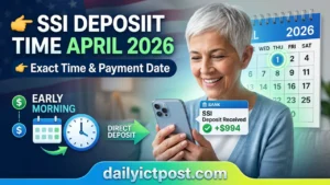 SSI April 2026 Deposit Time Best Time Your Payment Will Arrive