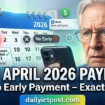 SSI April 2026 Early Payment Date (No Early Deposit) – Exact Schedule Revealed
