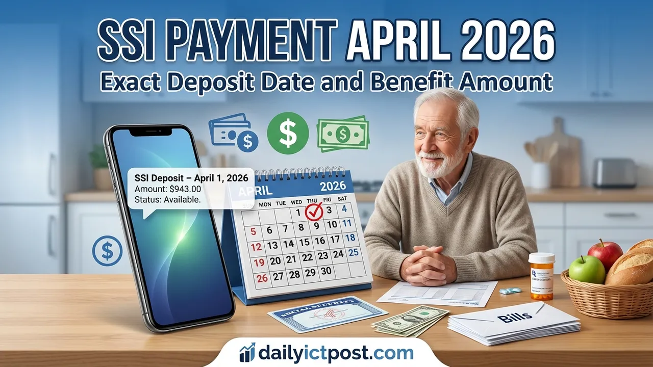 SSI April 2026 Payment Schedule Profitable with Exact Direct Deposit Dates