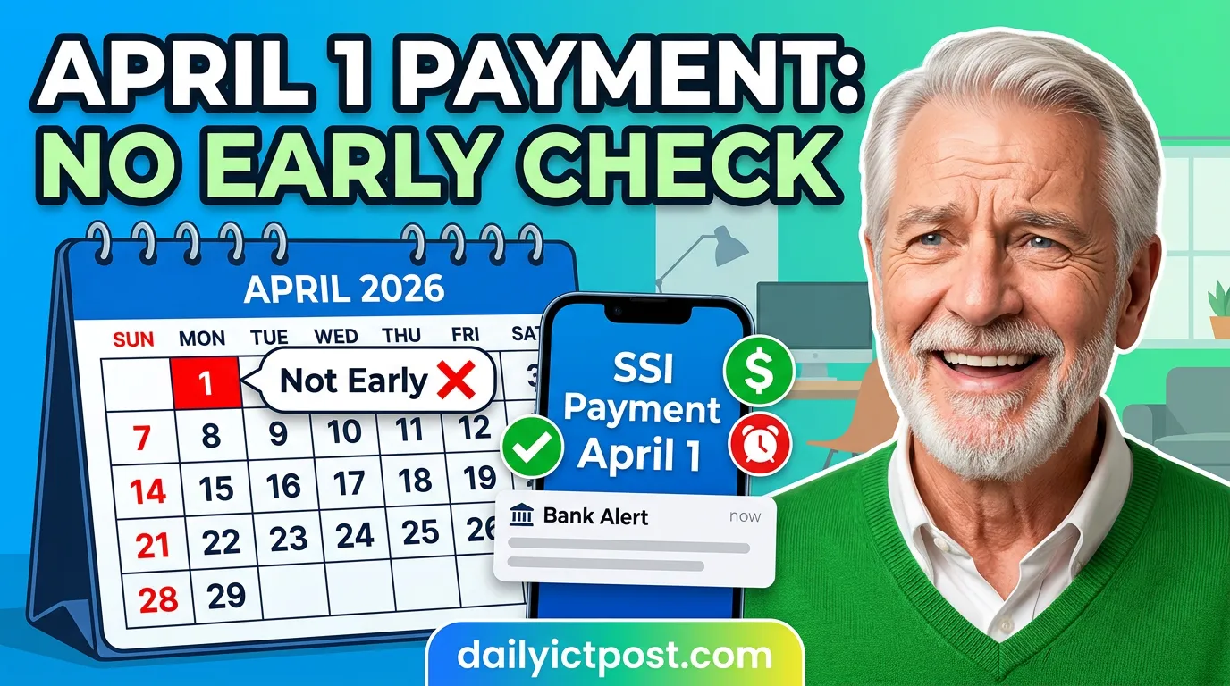 SSI Payment Date April 2026 (USA Official)