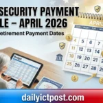 Social Security Payment April 2026 Exact Dates for SSI, SSDI & Retirement