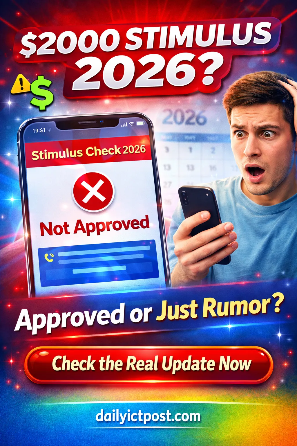 Stimulus Check Update 2026 No $2000 Payment Yet (Full Truth Explained)