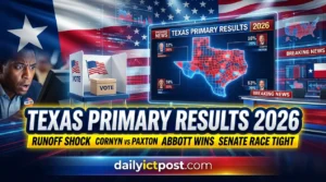 Texas Primary Election Results 2026 Full Winners List, Vote Counts and Key Races