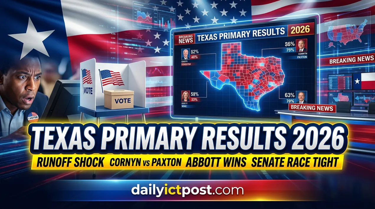 Texas Primary Election Results 2026 Full Winners List, Vote Counts and Key Races