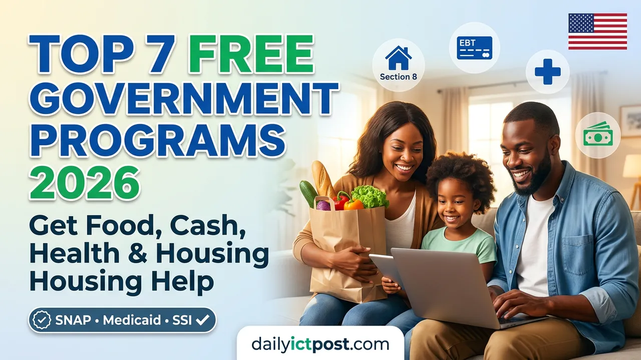 Top 7 Free Government Programs for Low Income USA 2026