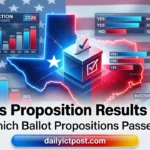 What Propositions Passed in Texas Explosive 2026 Results Every Voter Must See!