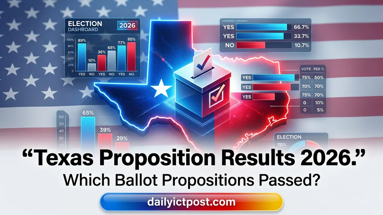 What Propositions Passed in Texas Explosive 2026 Results Every Voter Must See!